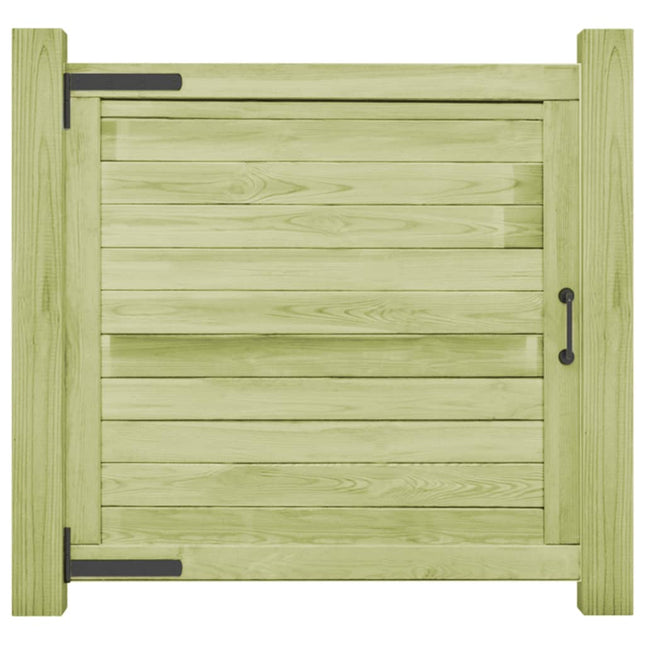 Cancello da Giardino in Legno di Pino Impregnato 100x100 cm