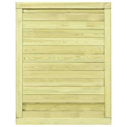 Cancello da Giardino in Legno di Pino Impregnato 125x100 cm