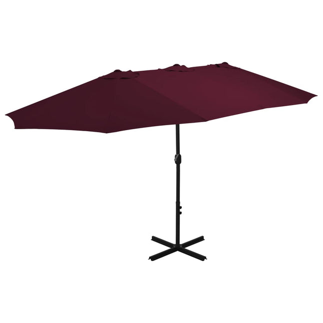 Ombrellone da Esterni con Palo in Alluminio 460x270 cm BordÃƒÂ²