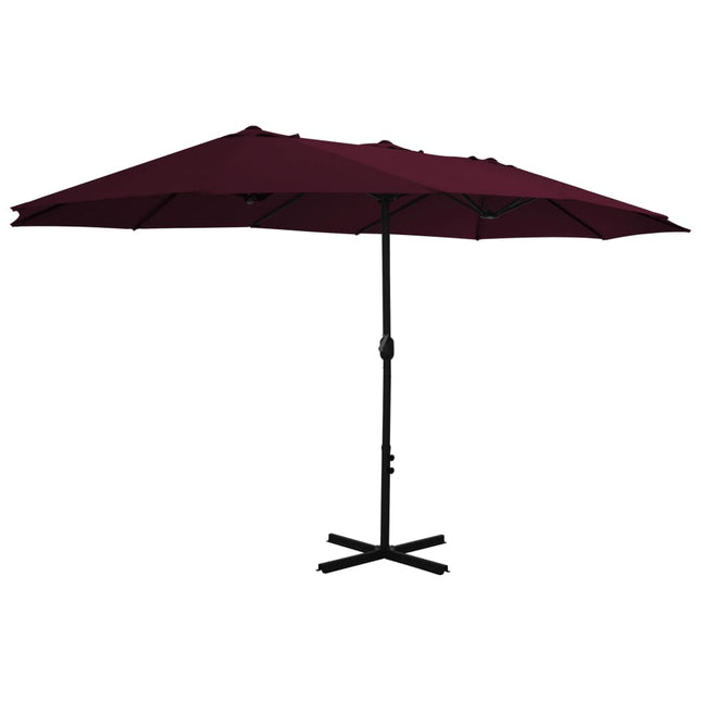 Ombrellone da Esterni con Palo in Alluminio 460x270 cm BordÃƒÂ²