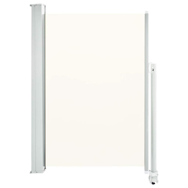 Tenda da Sole Laterale Retrattile 120 x 300 cm Crema