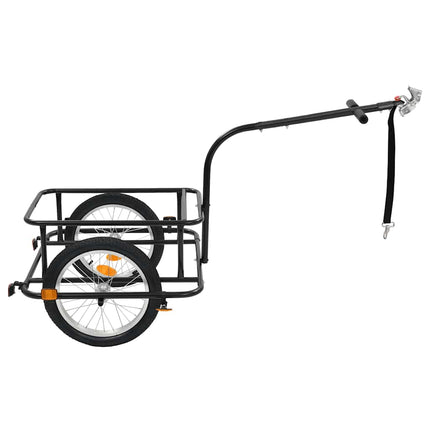 Rimorchio Bicicletta Nero 50 L