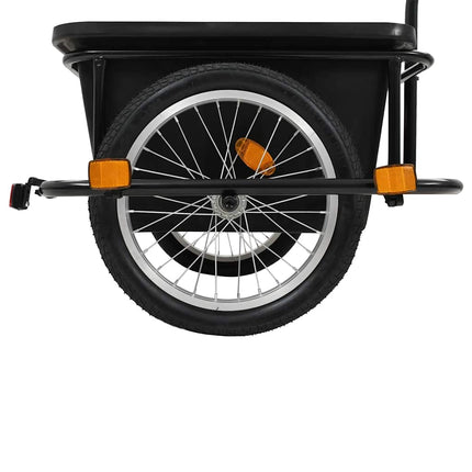 Rimorchio Bicicletta Nero 50 L