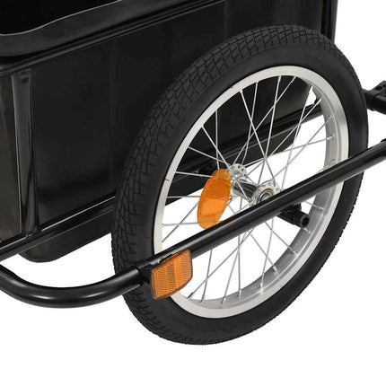 Rimorchio Bicicletta Nero 50 L