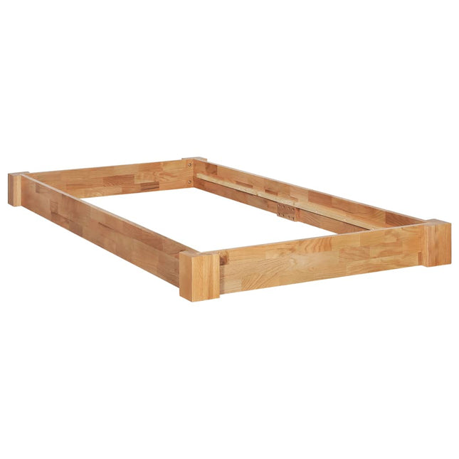 Giroletto senza Materasso in Legno Massello di Rovere 90x200cm