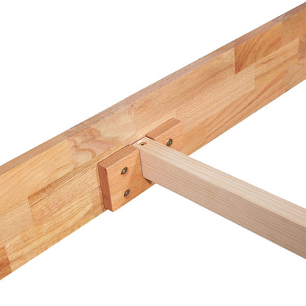 Giroletto senza Materasso in Legno Massello di Rovere 90x200cm