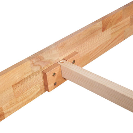 Giroletto senza Materasso in Legno Massello di Rovere 120x200cm