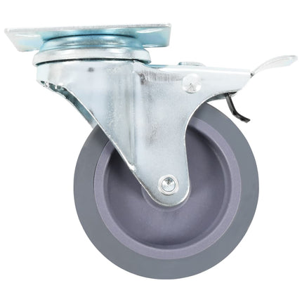 Ruote Girevoli con Doppio Freno 4 pz 75 mm