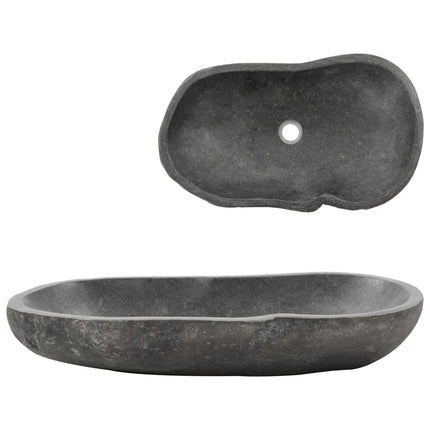 Lavandino Ovale in Pietra di Fiume 60-70 cm