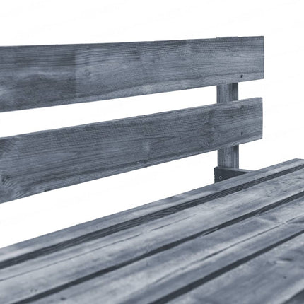 Divano da Giardino a Pallet con Cuscini Rossi in Legno di Pino