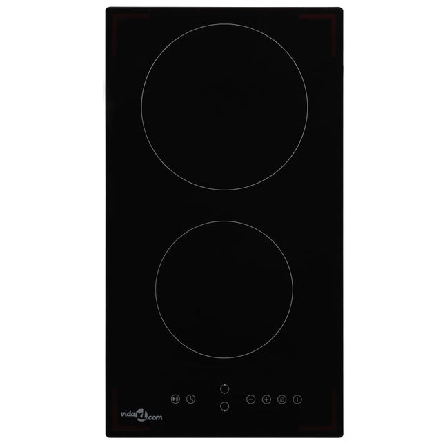 Piano Cottura in Ceramica con 2 Zone e Controlli Touch 3000 W