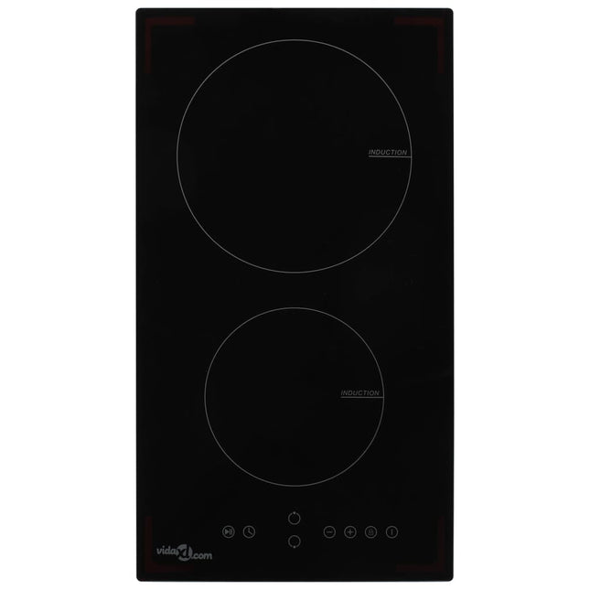 Piano Cottura a Induzione 2 Zone e Controlli Touch Vetro 3500 W