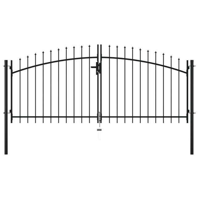 Cancello Doppio con Punte a Lancia 300x150 cm