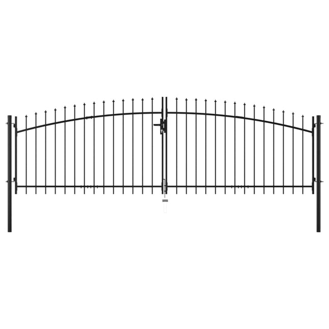 Cancello Doppio con Punte a Lancia 400x150 cm