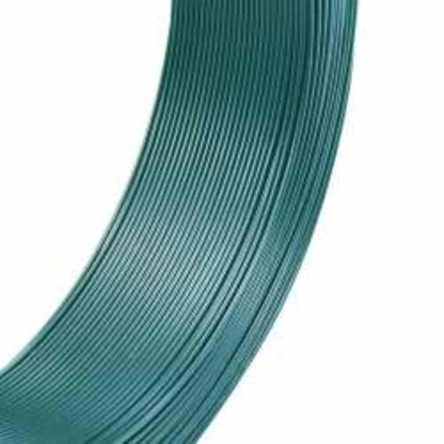 Filo per Recinzioni 250m 2,3/3,8 mm in Acciaio Verde Nerastro