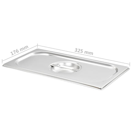 Coperchi per Teglie GN 1/3 4 pz in Acciaio Inox