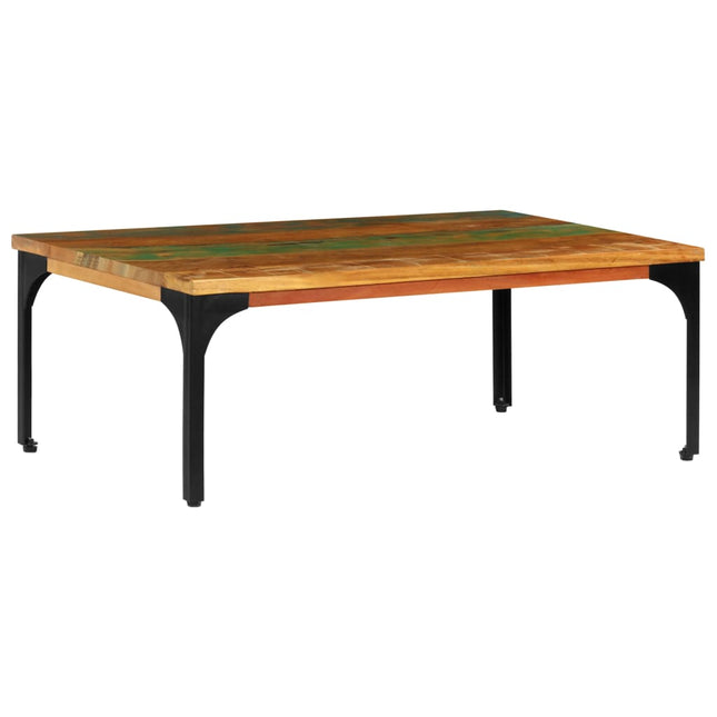 Tavolino da Salotto 100x60x35 cm Legno Massello di Recupero