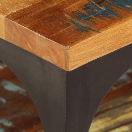Tavolino da CaffÃ¨ con Mensola 100x60x35 cm Massello di Recupero