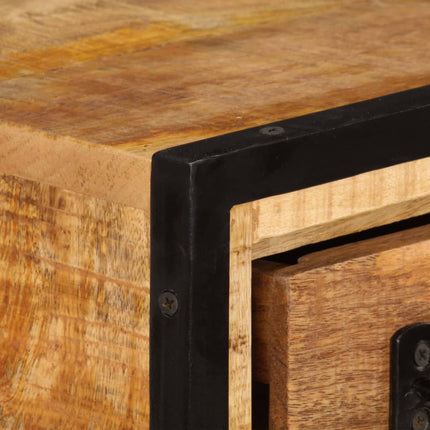 Credenza 65x30x70 cm in Legno Massello di Mango