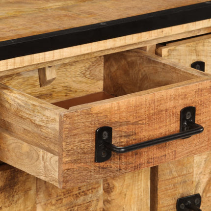 Credenza 65x30x70 cm in Legno Massello di Mango