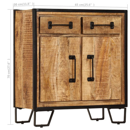 Credenza 65x30x70 cm in Legno Massello di Mango