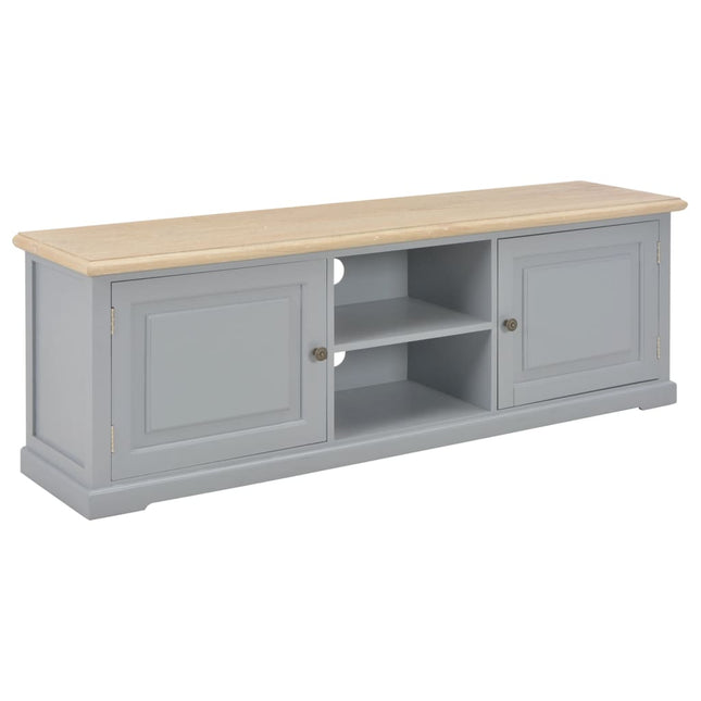 Mobile TV Grigio 120x30x40 cm in Legno