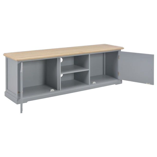Mobile TV Grigio 120x30x40 cm in Legno