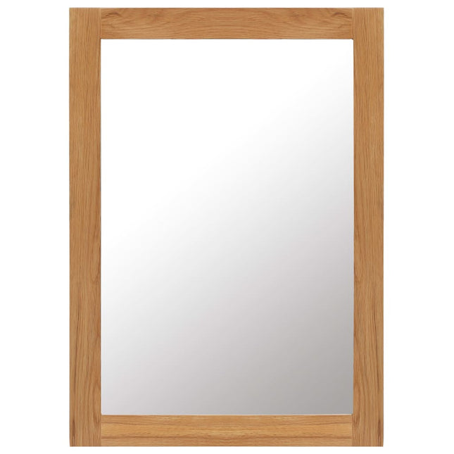 Specchio 50x70 cm in Legno Massello di Rovere