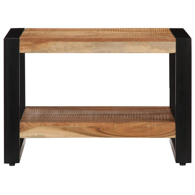 Tavolino da Salotto 60x60x40 cm in Legno Massello di Acacia