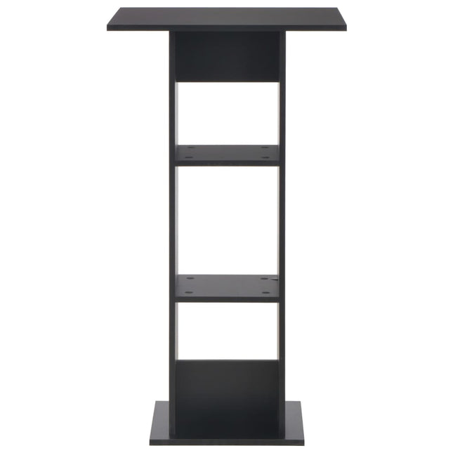 Tavolo da Bar Nero 60x60x110 cm