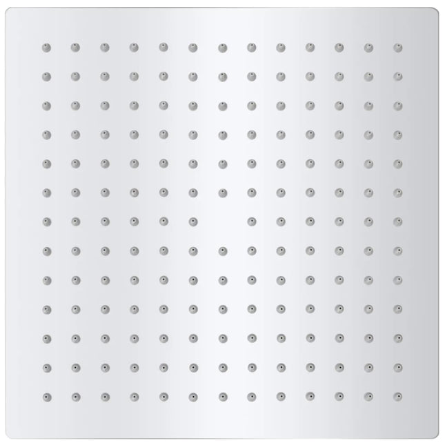 Soffione per Doccia a Pioggia 2pz Acciaio Inossidabile 25x25 cm
