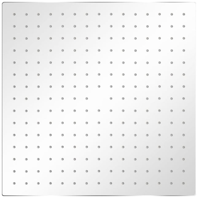 Soffione per Doccia a Pioggia 2pz Acciaio Inossidabile 40x40cm