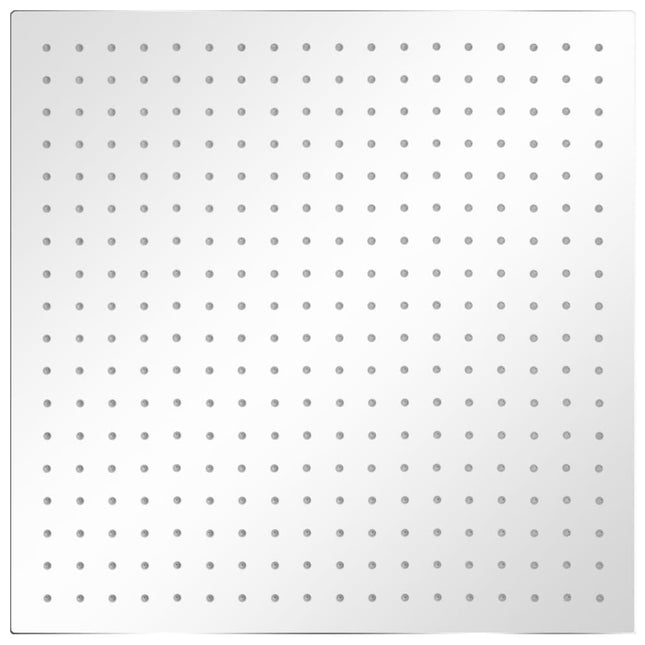 Soffione per Doccia a Pioggia 2 pz Acciaio Inossidabile 50x50cm