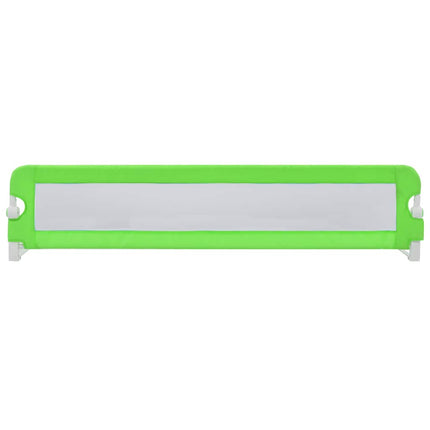 Sponde Letto di Sicurezza Bambini Verde 180x42cm Poliestere
