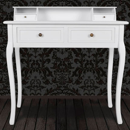Tavolino da Trucco Moderno Mobiletto Make Up Bianco