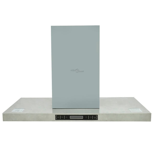 Cappa da Cucina a Isola in Acciaio Inox con Display LCD