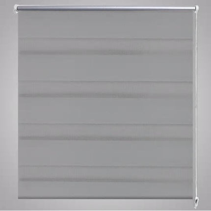 Tenda a rullo oscurante zebra 40x100cm grigia