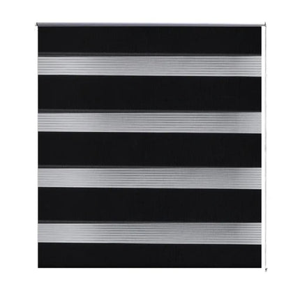 Tenda a rullo oscurante zebra 100x175 nera