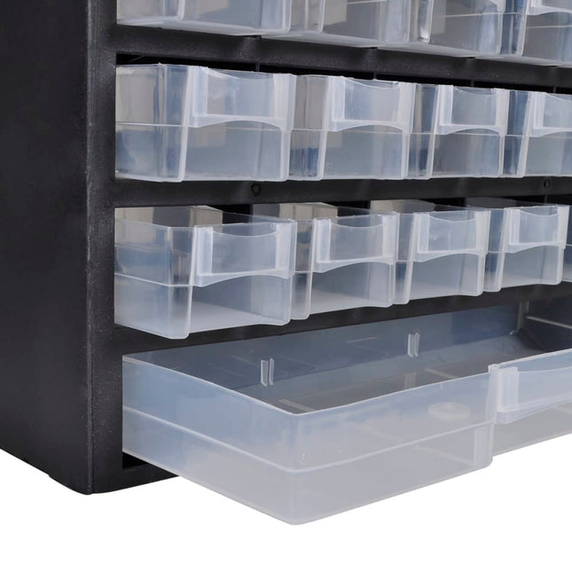 Cassetta Porta Attrezzi in Plastica con 41 Cassetti