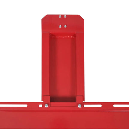 Sostegno cavalletto supporto per motocicli rosso