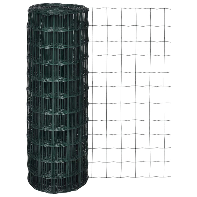 Recinzione Europea in Acciaio 25 x 1,0 m Verde