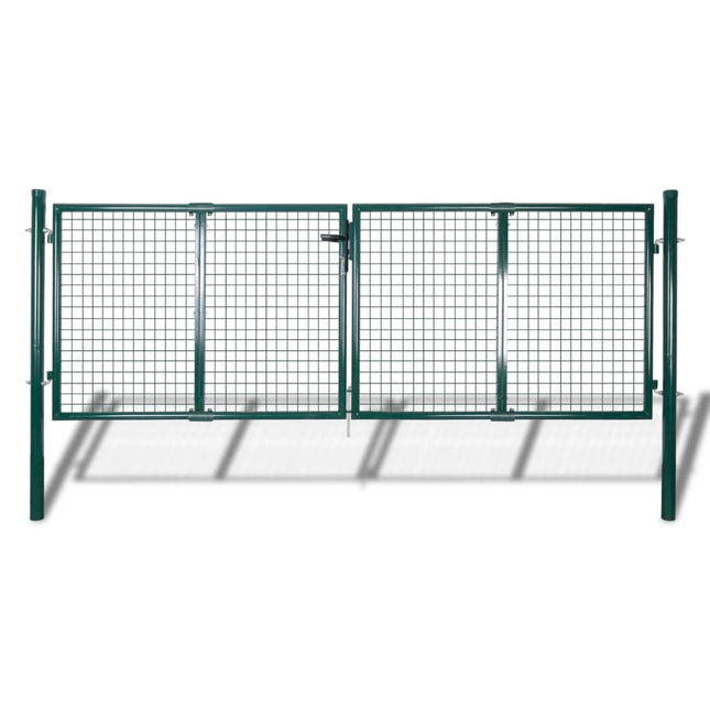 Cancello per Giardino in Rete Metallica 289x75 cm/306x125 cm