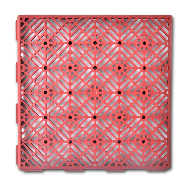 Set Piastrelle in Plastica Pavimentazione Giardino 29x29cm 24pz