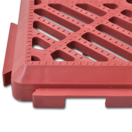 Set Piastrelle in Plastica Pavimentazione Giardino 29x29cm 24pz