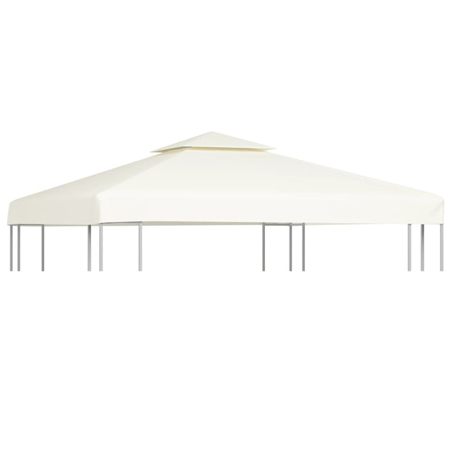 Telo di Ricambio per Gazebo 310g/mÃ‚Â² Bianco Crema 3x3m