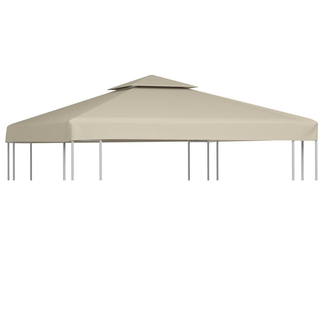 Telo di Ricambio per Gazebo 310g/mÃƒâ€šÃ‚Â² Beige 3x3m