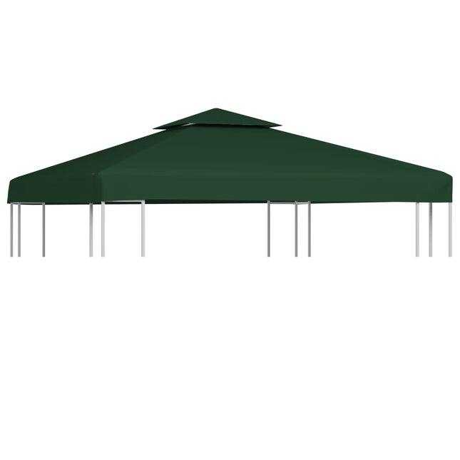 Telo di Ricambio per Gazebo 310g/mÃ‚Â² Verde 3x3m