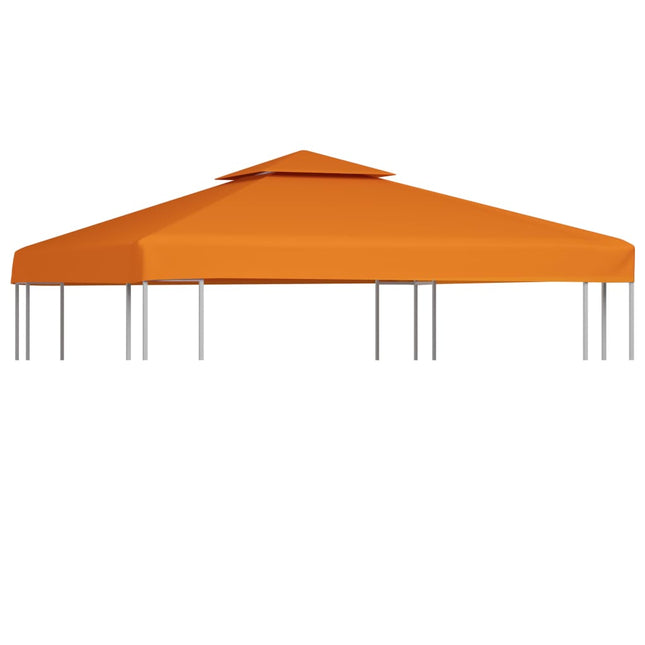 Telo di Ricambio per Gazebo 310g/mÂ² Arancione 3x3m