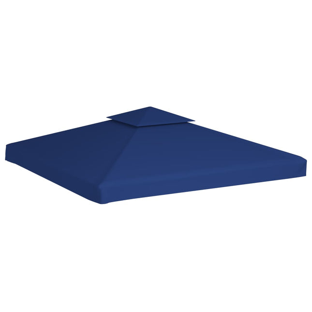 Telo di Ricambio per Gazebo 310g/mÂ² Blu Scuro 3x3m