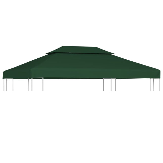 Telo di Ricambio per Gazebo 310g/mÃ‚Â² Verde 3x4m